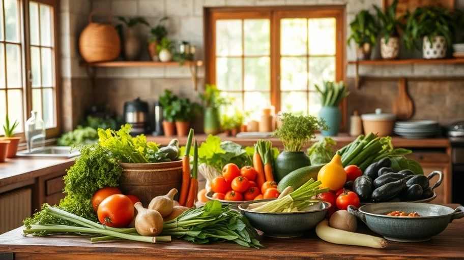Ảnh về vai trò của chế độ ăn chay trong sức khỏe.