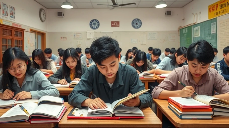 Áp lực học tập của học sinh sinh viên
