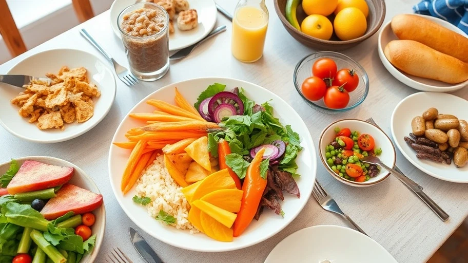 Bữa ăn đa dạng dinh dưỡng