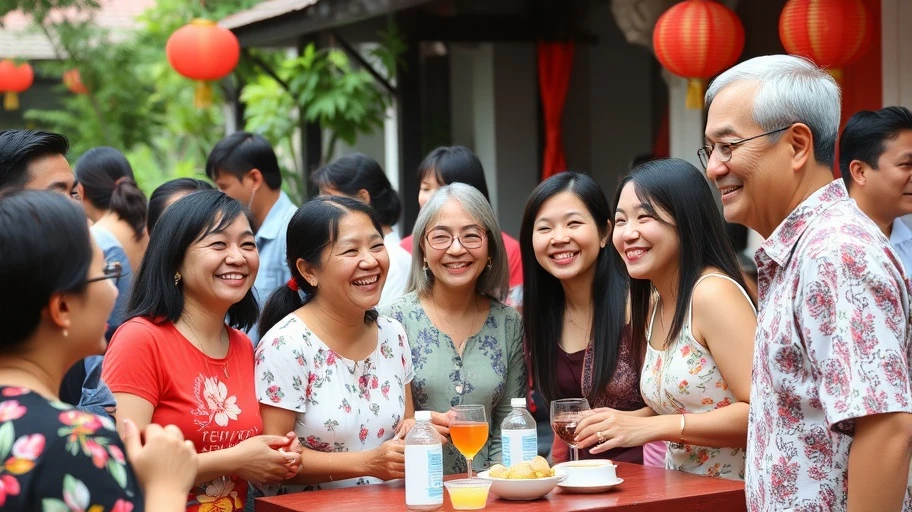 Buổi tụ họp cộng đồng tại Việt Nam