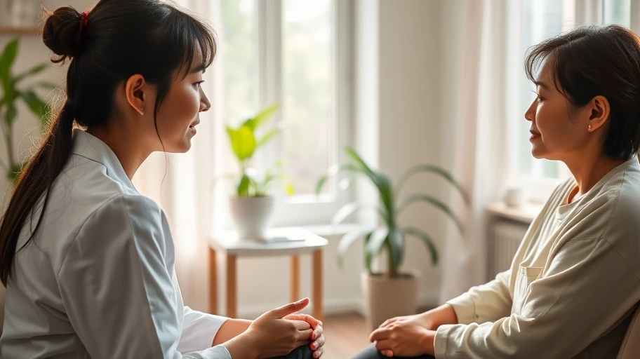Buổi tư vấn tâm lý tại bệnh viện sức khỏe tâm thần Hải Dương.