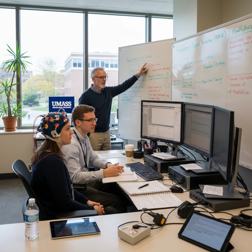 Các nhà nghiên cứu tại UMass nghiên cứu về mindfulness.