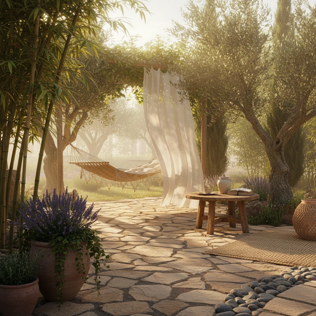 Cảnh thiên nhiên kích thích cảm giác trong thiền.