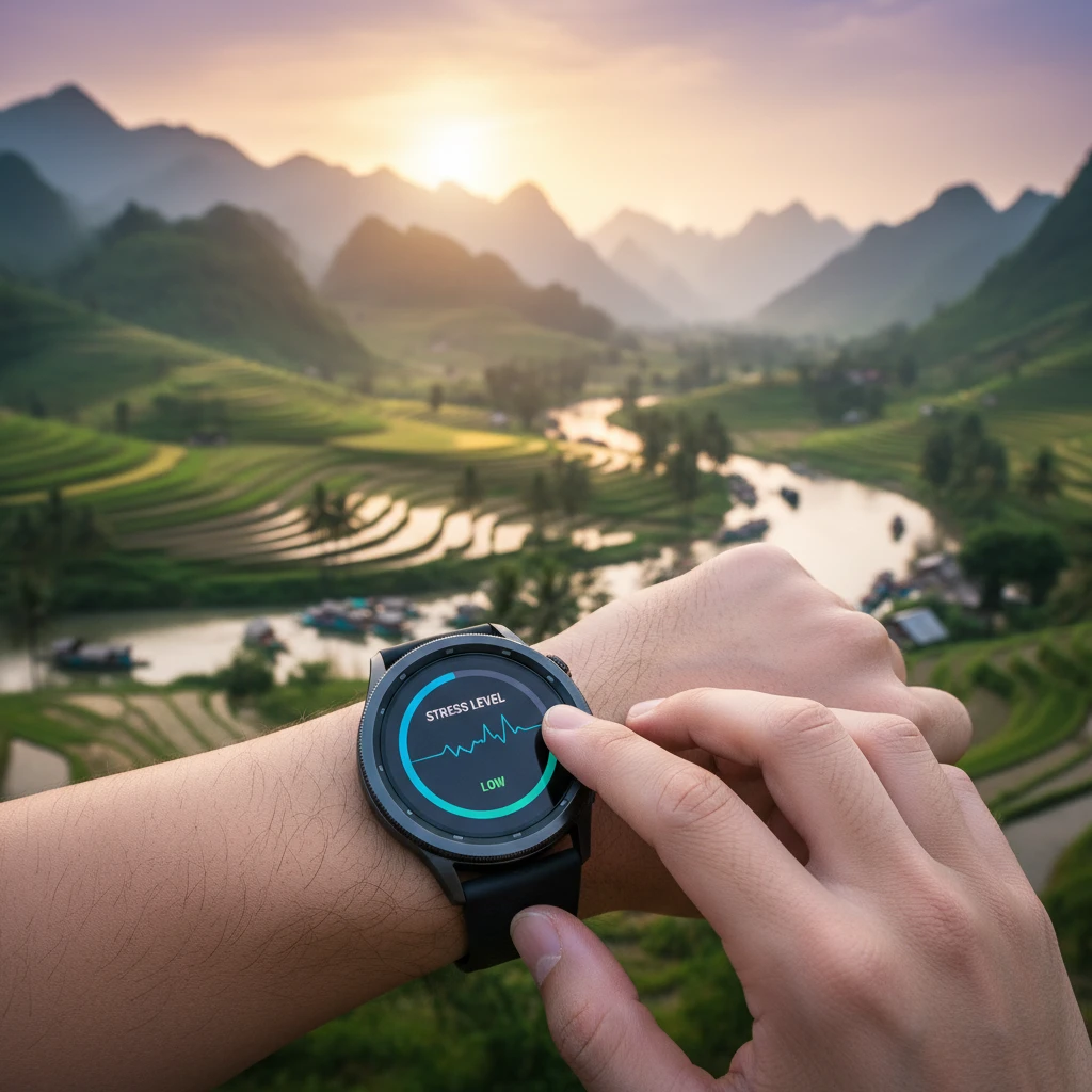 Công nghệ đeo tay Samsung và mindfulness