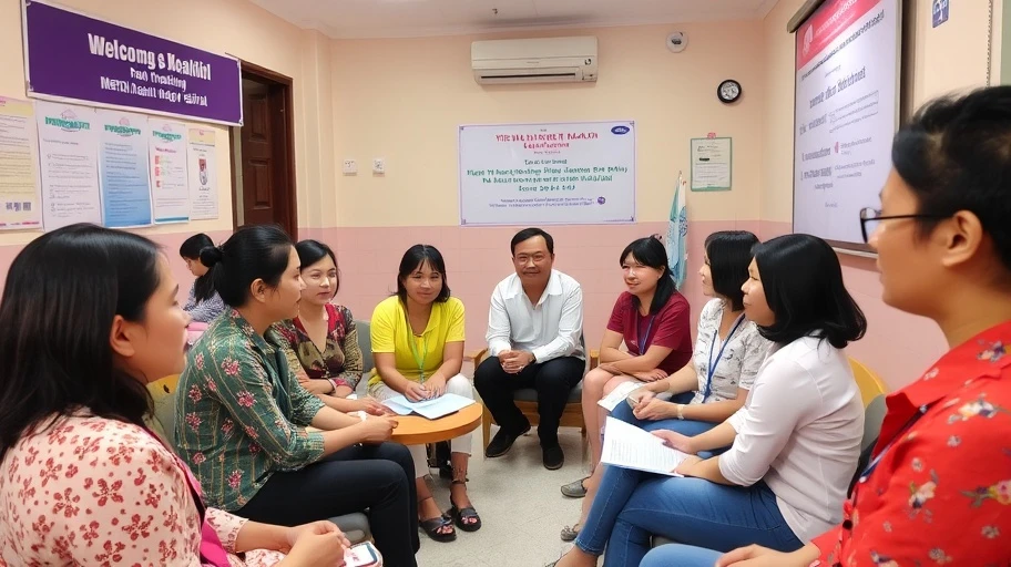 Giáo dục cộng đồng tại bệnh viện sức khỏe tâm thần Hải Dương.