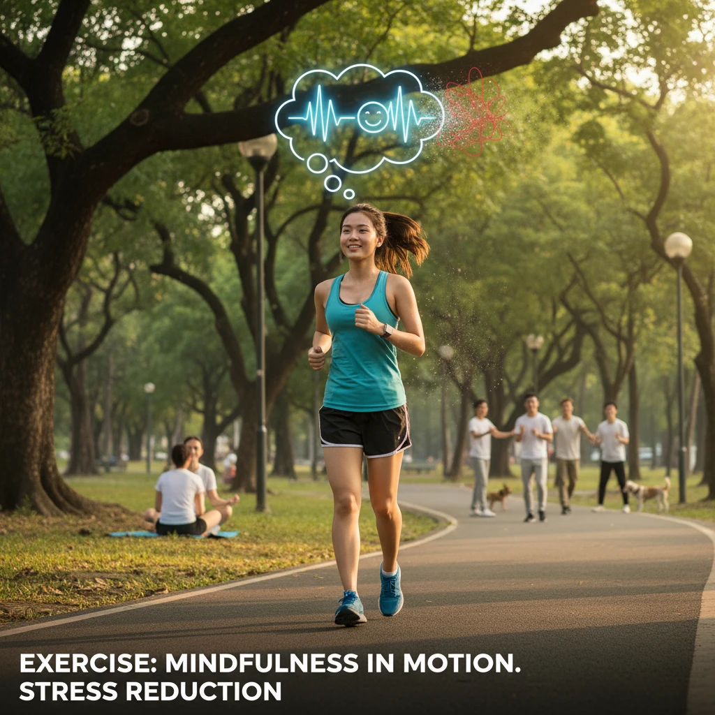 Hình ảnh chăm sóc sức khỏe qua thể dục.