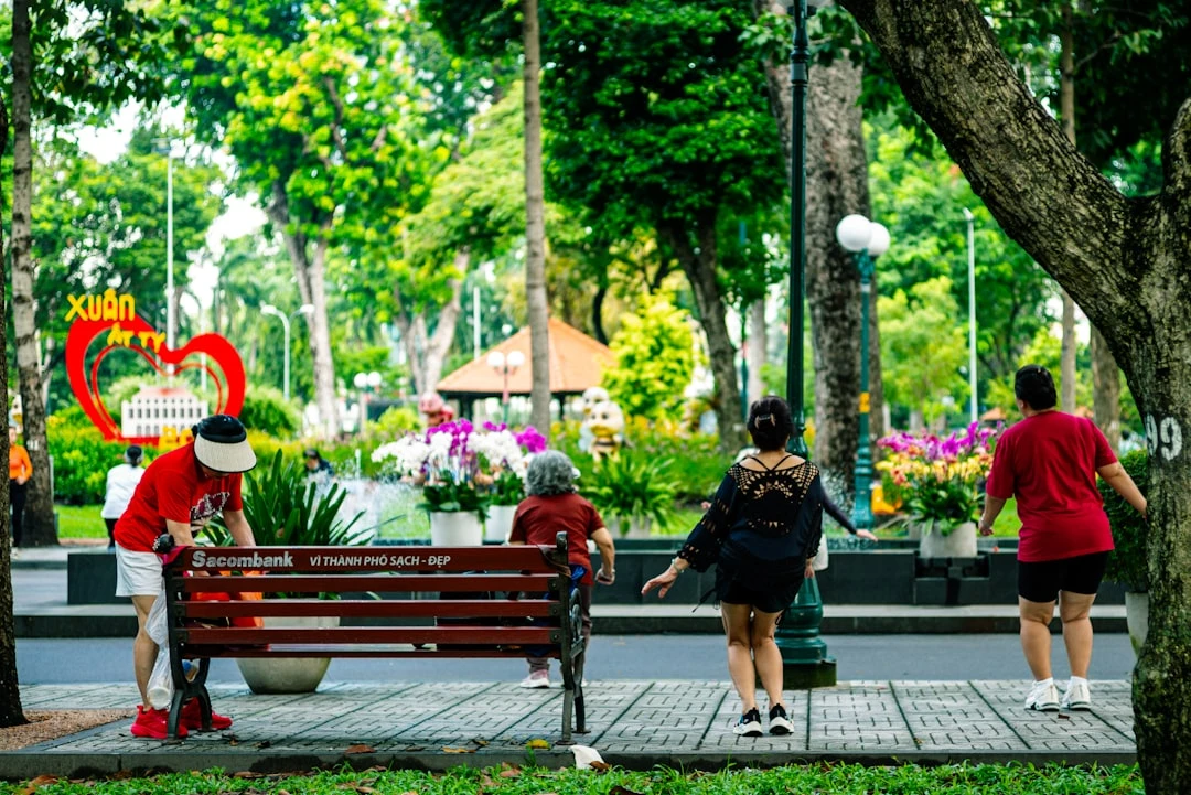 Hình ảnh chạy bộ giảm stress tại Việt Nam