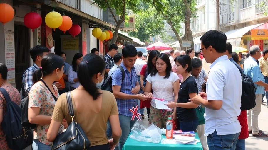 Hình ảnh cộng đồng với các hoạt động tại 4 Thiền Quang, Hà Nội.