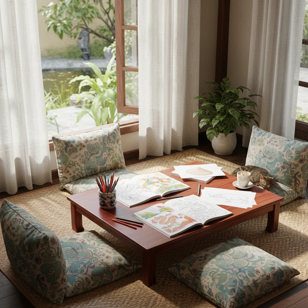 Hình ảnh lợi ích của tô màu rùa chánh niệm