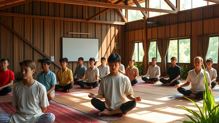 Hình ảnh lớp học và các chương trình đào tạo chánh niệm