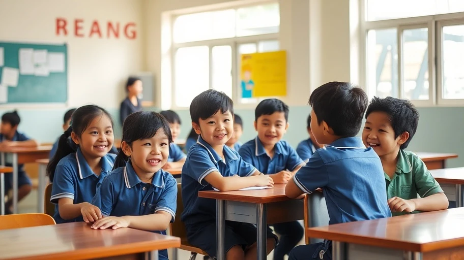 Hình ảnh môi trường học đường tích cực tại Việt Nam
