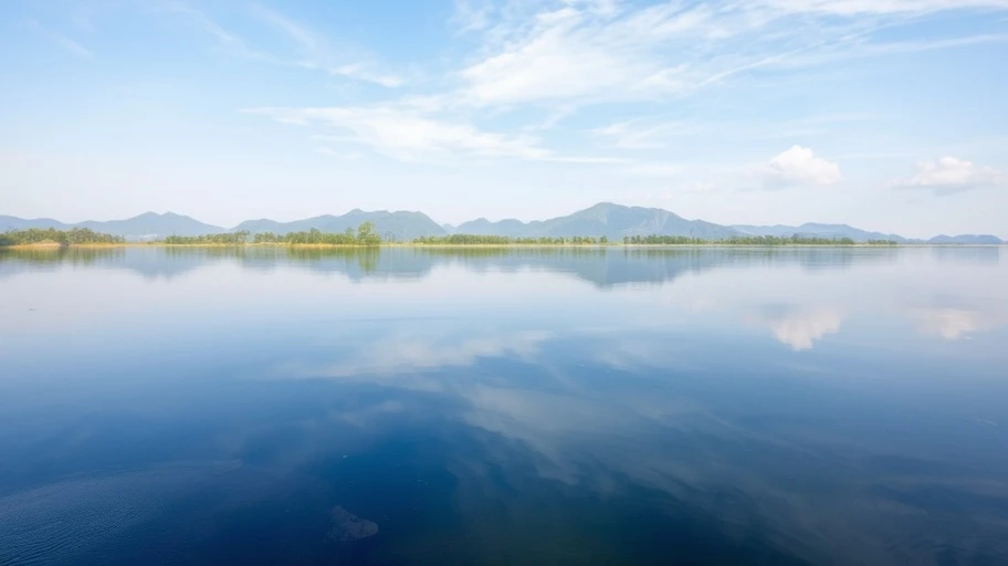 Hình ảnh nhận thức bản thân bên hồ serene tại Việt Nam