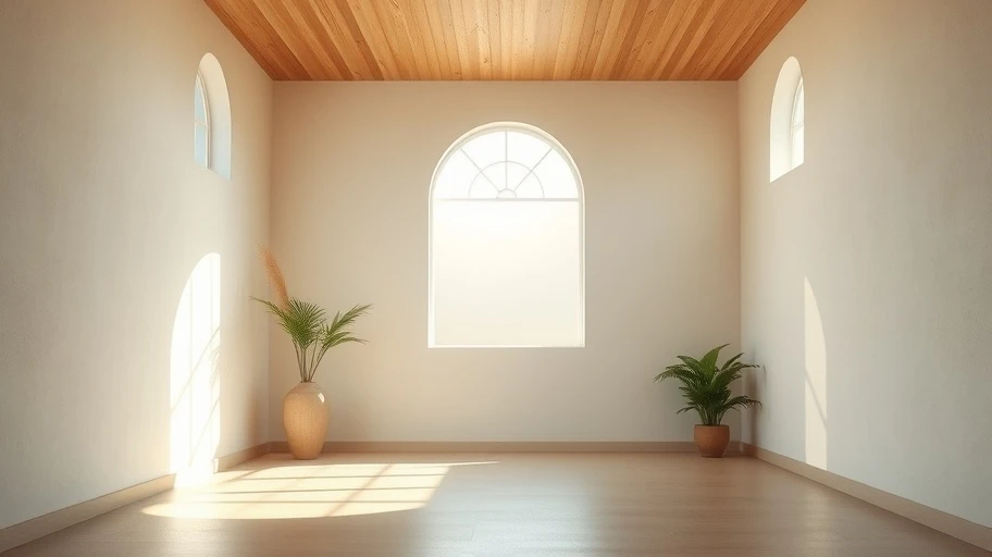 Hình ảnh thể hiện sự cân bằng cảm xúc qua không gian sống.