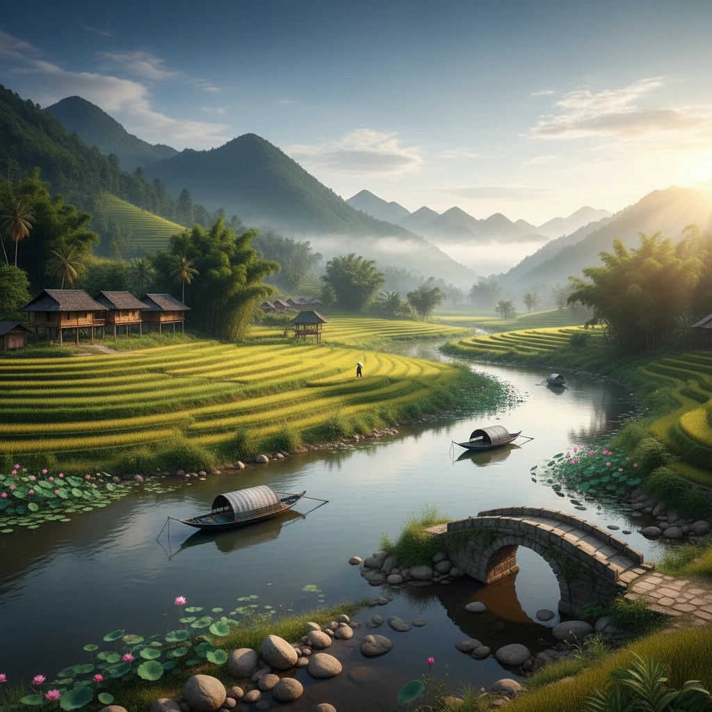 Hình ảnh thiên nhiên yên tĩnh cho video mindfulness