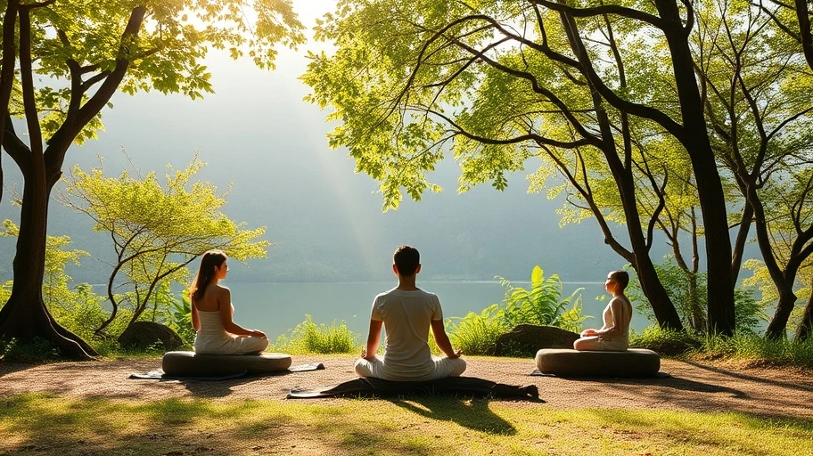 Hình ảnh thiền yên bình tại Việt Nam