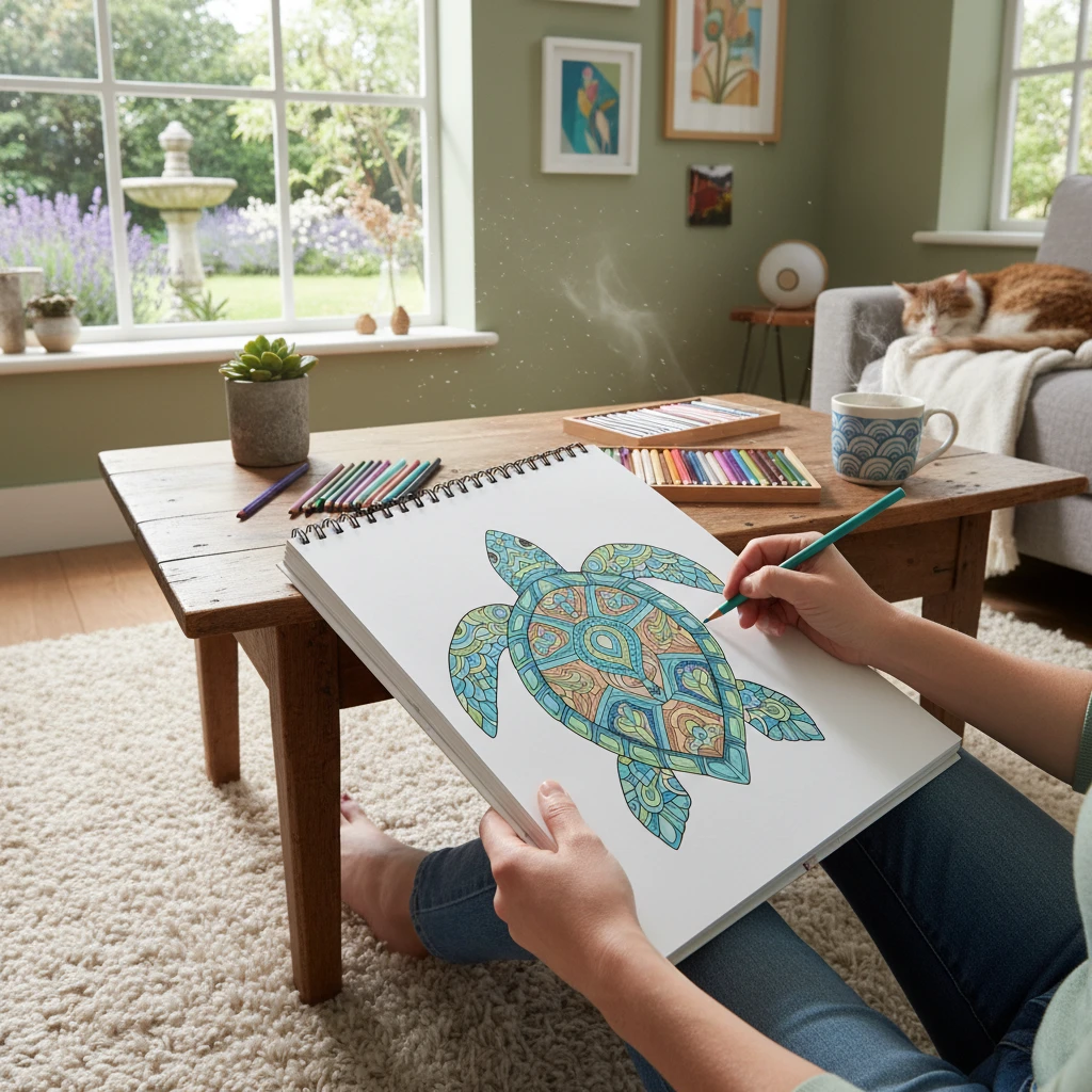 mindfulness-turtle-colouring-thu-gian-theo-cach-rieng-cua-ban