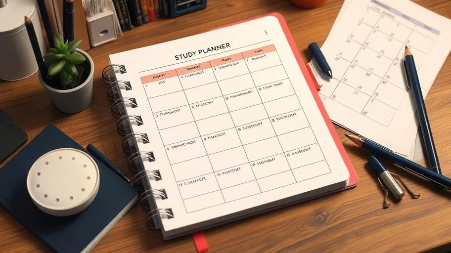 Học sinh quản lý thời gian học tập hiệu quả.