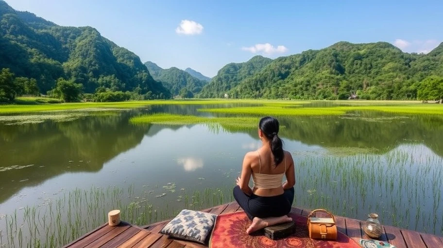 Khung cảnh thiên nhiên tại Việt Nam lợi ích sức khỏe mindfulness