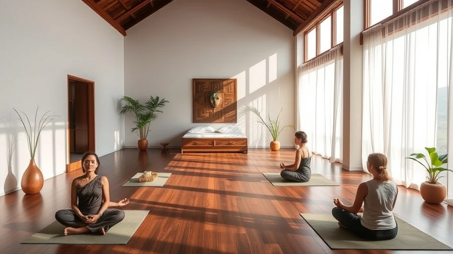 Khung cảnh thư giãn tại Việt Nam cho thực hành mindfulness