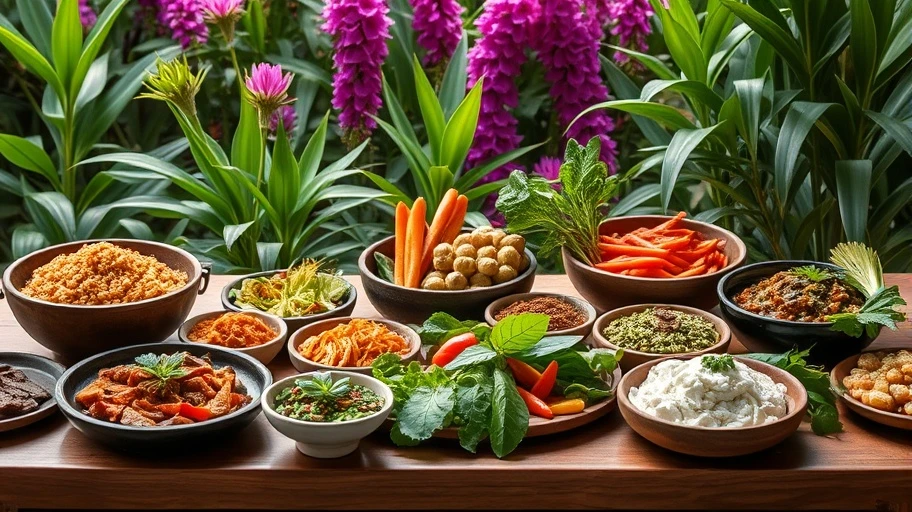Menu chay thay đổi theo mùa tại Thiền Chay Viên Minh.