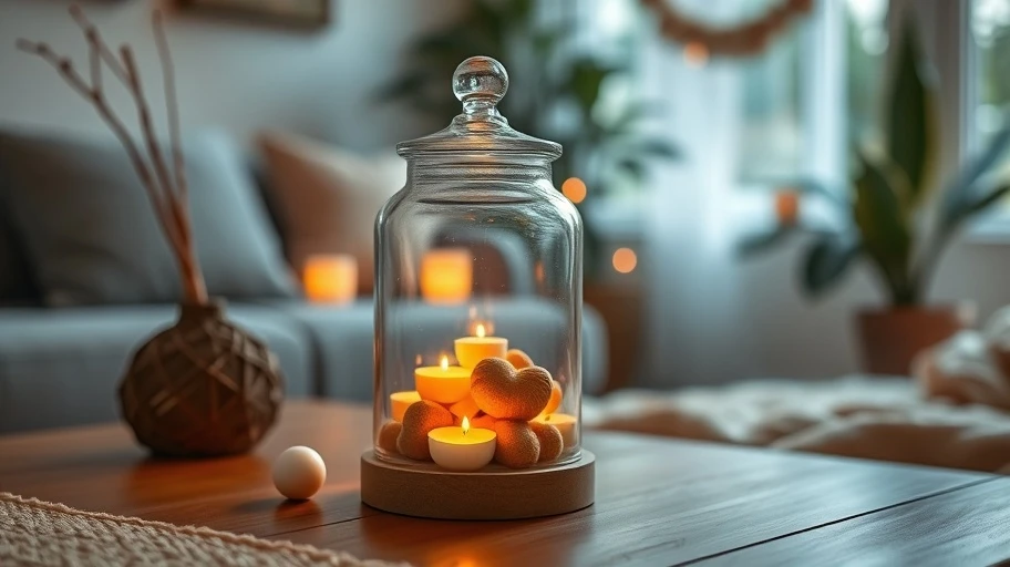 Mindfulness Jar giúp điều hòa cảm xúc trong không gian yên tĩnh.
