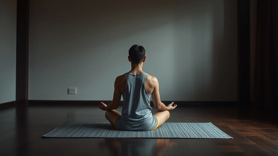 Người ngồi thiền trong không gian yên tĩnh