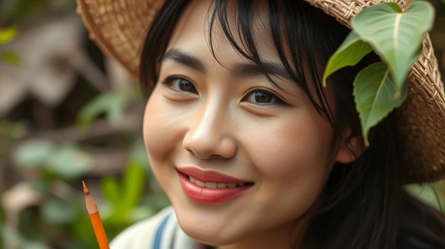 Người thư giãn khi tô màu chánh niệm