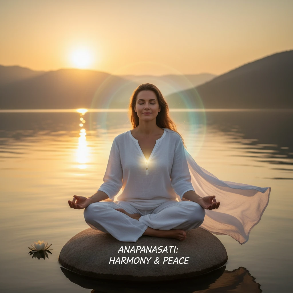 Người thư giãn sau khi thực hành thiền Anapanasati.