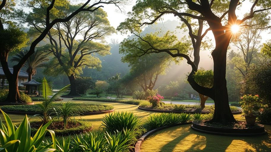 Nguyên tắc cốt lõi của mindfulness trong khung cảnh vườn Việt Nam