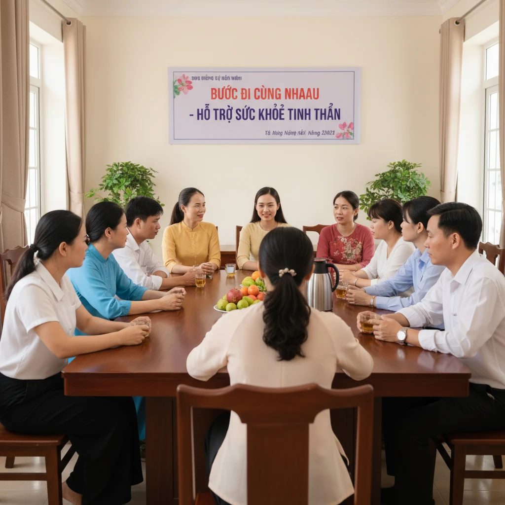 Nhóm hỗ trợ sức khỏe tinh thần tại Việt Nam.