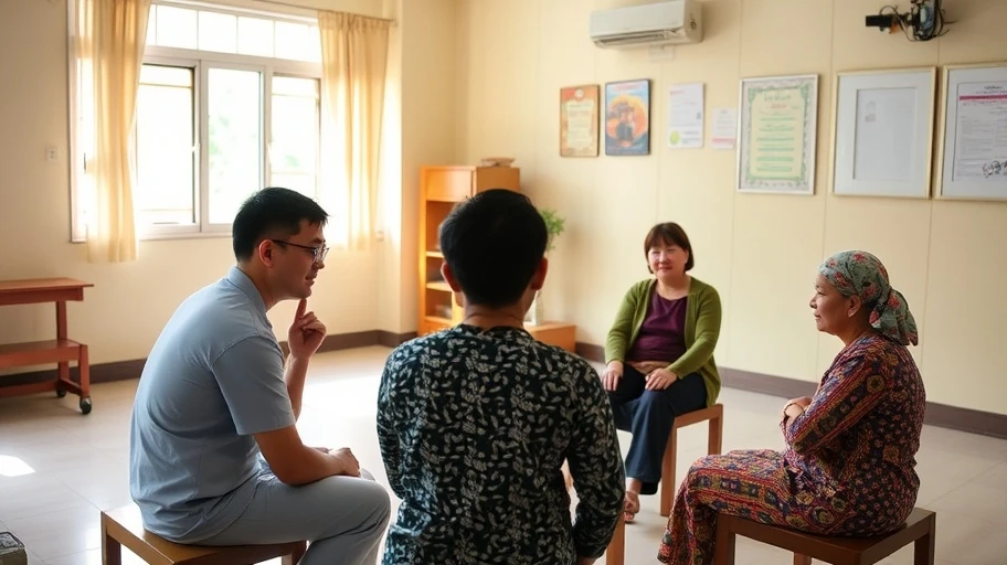 Phục hồi chức năng tâm lý tại bệnh viện tâm thần Hải Dương.