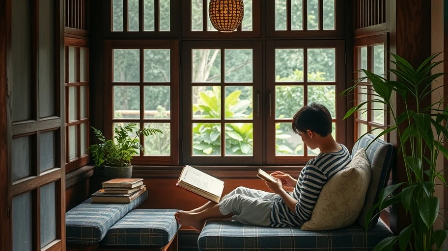 Phương pháp đọc sách có ý thức với không gian yên tĩnh