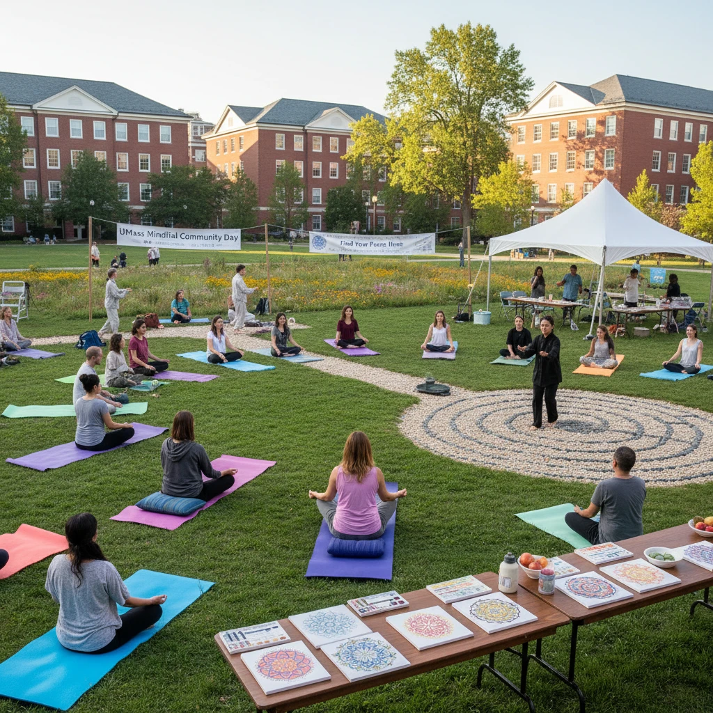 Sự kiện cộng đồng về mindfulness tại UMass.