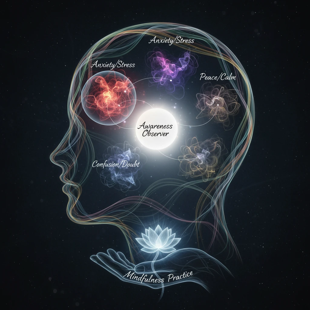 Sự nhận thức về tương tác yếu tố tâm thức qua thiền.