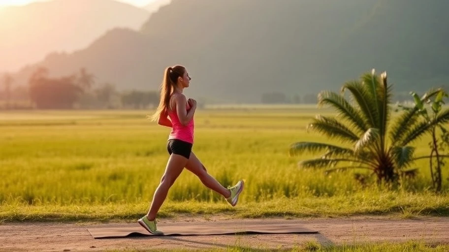 Tập thể dục thường xuyên ở Việt Nam.