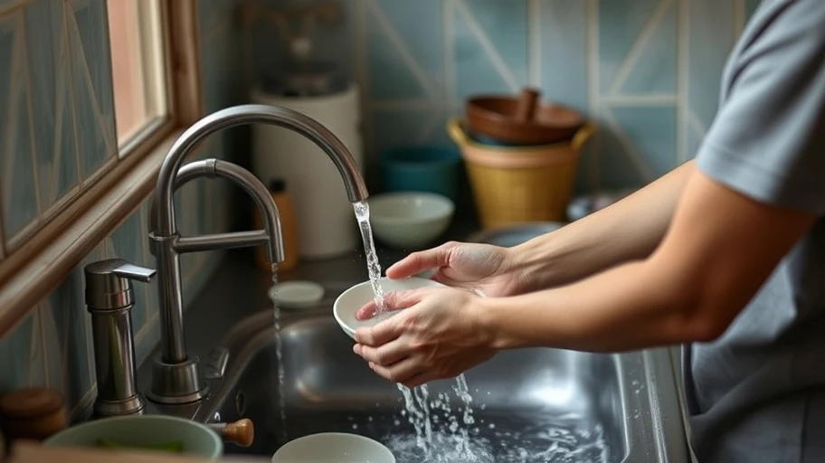 thực hành chánh niệm khi rửa bát ở Việt Nam