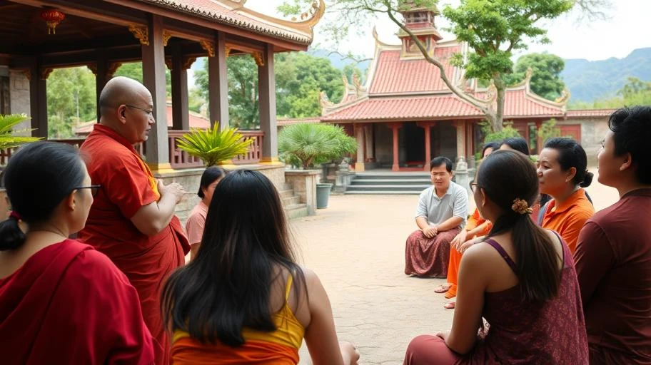 Truyền bá Phật giáo tại chùa Thiền Tôn Phật Quang