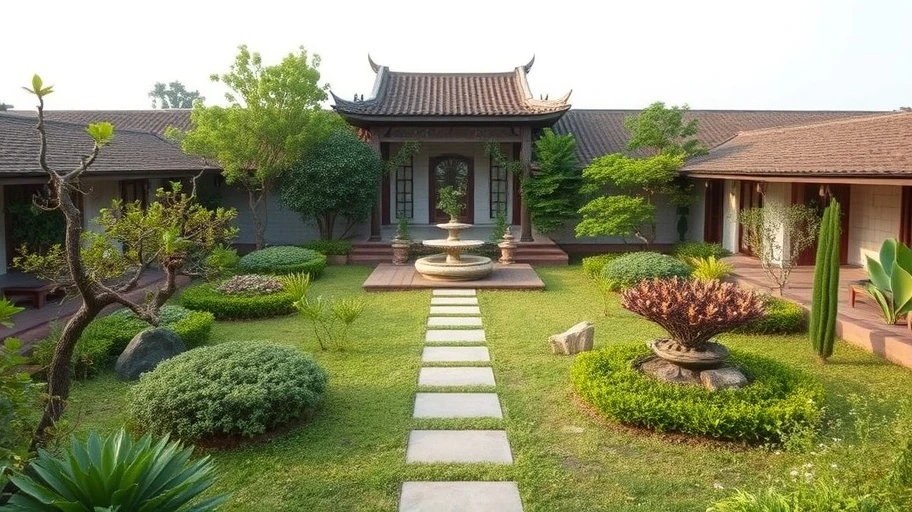 Vườn thiền yên tĩnh tại Việt Nam
